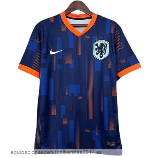Nuevo Tailandia 2ª Camiseta Holanda 2024 Azul Baratas